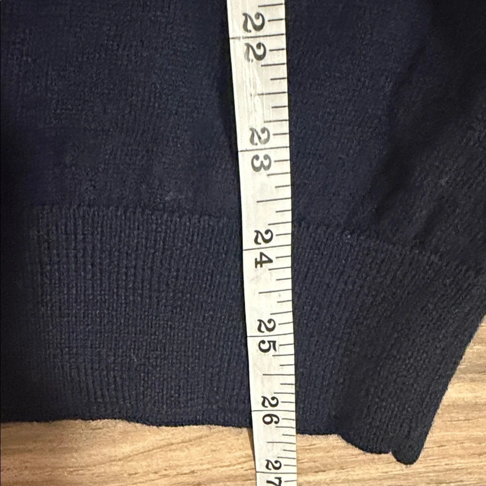Stile Di Vita Sweater Vest Mens XL Navy 100% Merino Wool Classic Dad Golf